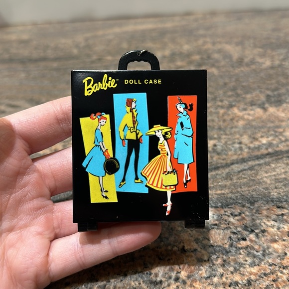 Hallmark 1999 Barbie Travel Case and Barbie Ornament - set of 2 ornaments NIB - Picture 7 of 9